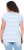 Ulla Popken Striped Short Sleeve Citrus Graphic Tee Light Blue - Печатни тениски за жени - 