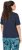 Ulla Popken Ride The Wave Short Sleeve V-Neck Graphic Tee Navy Blue - Печатни тениски за жени - 