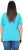 Ulla Popken Ride The Wave Short Sleeve V-Neck Graphic Tee Deep Aqua - Печатни тениски за жени - 