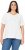 Ulla Popken Embroidered Sunrise Lettering Tee Off-White - Печатни тениски за жени - 