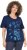 Ulla Popken Marine Print Short Sleeve Tee Ink Blue - Печатни тениски за жени - 