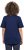 Ulla Popken Marine Print Short Sleeve Tee Ink Blue - Печатни тениски за жени - 