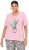 Ulla Popken Cactus Short Sleeve Graphic Tee Pink - Печатни тениски за жени - 