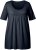 Ulla Popken Essential Front Pleat Tee Navy Blue - Тениски - 