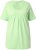 Ulla Popken Essential Front Pleat Tee Light Green - Тениски - 