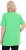 Ulla Popken Essential Front Pleat Tee Mint Green - Тениски - 