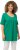 Ulla Popken Essential Front Pleat Tee Emerald Green - Тениски - 