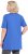 Ulla Popken Essential Front Pleat Tee Peacock Blue - Тениски - 