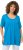 Ulla Popken Essential Front Pleat Tee Sapphire Blue - Тениски - 