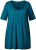 Ulla Popken Essential Front Pleat Tee Cerulean - Тениски - 