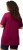 Ulla Popken Essential Front Pleat Tee Magnolia Red - Тениски - 