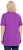 Ulla Popken Essential Front Pleat Tee Purple - Тениски - 