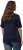 Ulla Popken Piping Accent Functional UVP 50+ Stretch Knit Top Navy Blue - Тениски - 