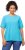 Ulla Popken Piping Accent Functional UVP 50+ Stretch Knit Top Bright Turquoise - Тениски - 