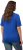 Ulla Popken Piping Accent Functional UVP 50+ Stretch Knit Top Royal Blue - Тениски - 