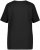 Ulla Popken Essential Notch Neck Stretch Tee Black - Тениски - 