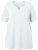 Ulla Popken Essential Notch Neck Stretch Tee Snow White - Тениски - 