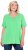 Ulla Popken Essential Notch Neck Stretch Tee Mint Green - Тениски - 