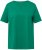 Ulla Popken Essential Notch Neck Stretch Tee Emerald Green - Тениски - 