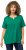 Ulla Popken Essential Notch Neck Stretch Tee Emerald Green - Тениски - 