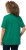 Ulla Popken Essential Notch Neck Stretch Tee Emerald Green - Тениски - 