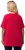 Ulla Popken Essential Notch Neck Stretch Tee Red - Тениски - 