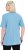 Ulla Popken Essential Notch Neck Stretch Tee Light Teal - Тениски - 