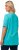 Ulla Popken Essential Notch Neck Stretch Tee Deep Aqua - Тениски - 