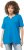 Ulla Popken Essential Notch Neck Stretch Tee Sapphire Blue - Тениски - 