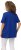 Ulla Popken Essential Notch Neck Stretch Tee Cobalt Blue - Тениски - 