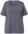 Ulla Popken Essential Square Neck Stretch Tee Graphite Grey - Тениски - 