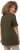 Ulla Popken Essential Square Neck Stretch Tee Forest Green - Тениски - 