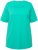 Ulla Popken Essential Square Neck Stretch Tee Turquoise Green - Тениски - 