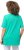 Ulla Popken Essential Square Neck Stretch Tee Turquoise Green - Тениски - 