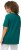 Ulla Popken Essential Square Neck Stretch Tee Emerald - Тениски - 
