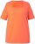 Ulla Popken Essential Square Neck Stretch Tee Coral Pink - Тениски - 