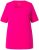 Ulla Popken Essential Square Neck Stretch Tee Magenta Pink - Тениски - 