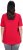 Ulla Popken Essential Square Neck Stretch Tee Red - Тениски - 