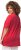 Ulla Popken Essential Square Neck Stretch Tee Dark Pink - Тениски - 