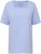 Ulla Popken Essential Square Neck Stretch Tee Sky Blue - Тениски - 