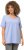 Ulla Popken Essential Square Neck Stretch Tee Sky Blue - Тениски - 