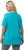 Ulla Popken Essential Square Neck Stretch Tee Deep Aqua - Тениски - 