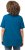 Ulla Popken Essential Square Neck Stretch Tee Medium Blue - Тениски - 
