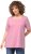 Ulla Popken Essential Square Neck Stretch Tee Light Pink - Тениски - 