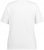 Ulla Popken Double Layer Rounded V-Neck Slim Fit Tee Snow White - Тениски - 