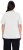 Ulla Popken Double Layer Rounded V-Neck Slim Fit Tee Snow White - Тениски - 