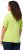 Ulla Popken Double Layer Rounded V-Neck Slim Fit Tee Lime Green - Тениски - 