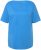 Ulla Popken Double Layer Rounded V-Neck Slim Fit Tee Sky Blue - Тениски - 