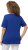 Ulla Popken Double Layer Rounded V-Neck Slim Fit Tee Cobalt Blue - Тениски - 