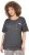 Ulla Popken Cold Dye Ruffle Edge Pocket Tee Graphite Grey - Тениски - 